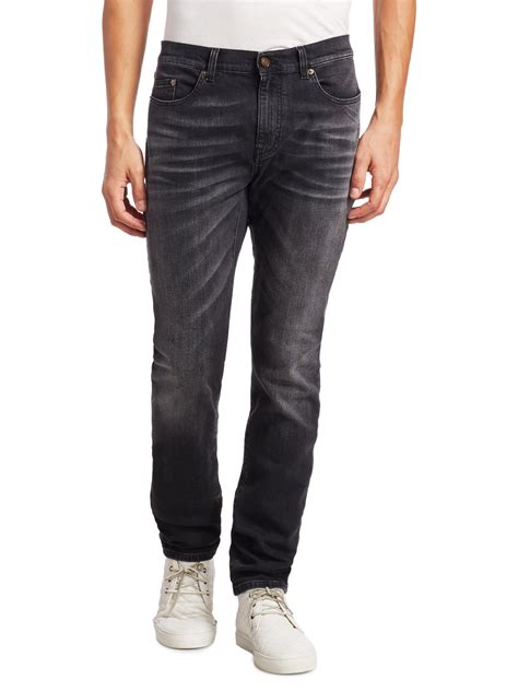 ysl jeans mens|saint laurent slim fit jeans.